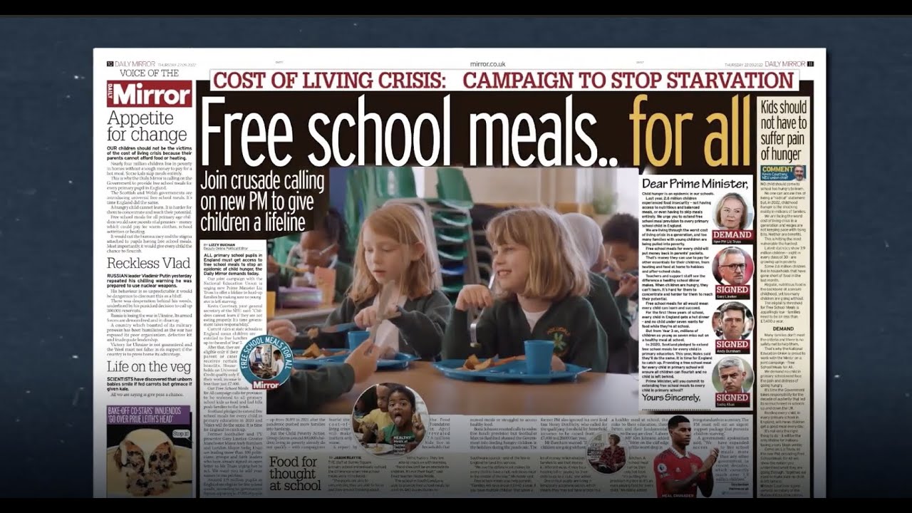 Free School Meals For All: Story of a Movement - YouTube