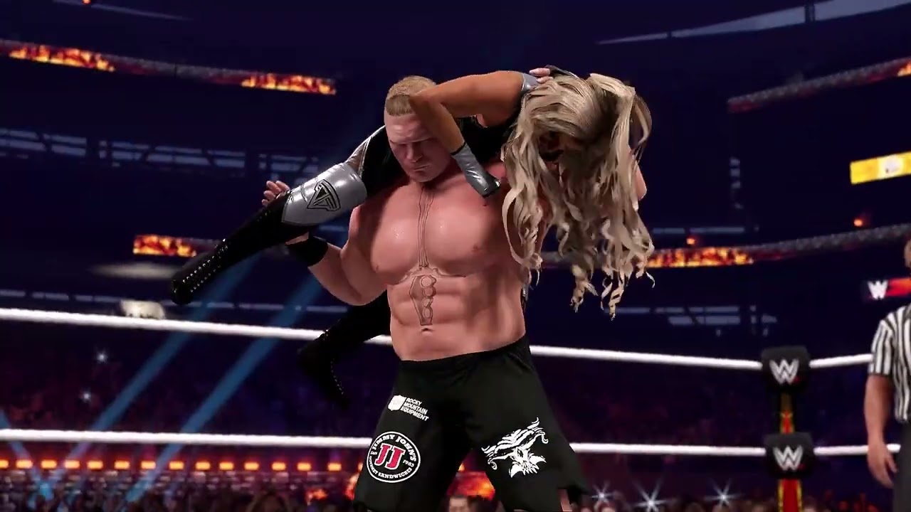 Брок Леснар против Триш Стратус | WWE | WWE 2K24 | Gamer Beast