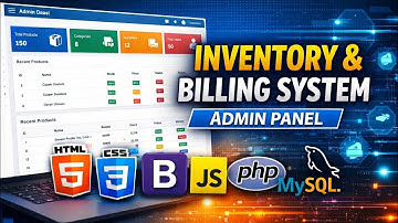 Complete Inventory & Billing System | PHP, MySQL, Bootstrap (Admin & Cashier)