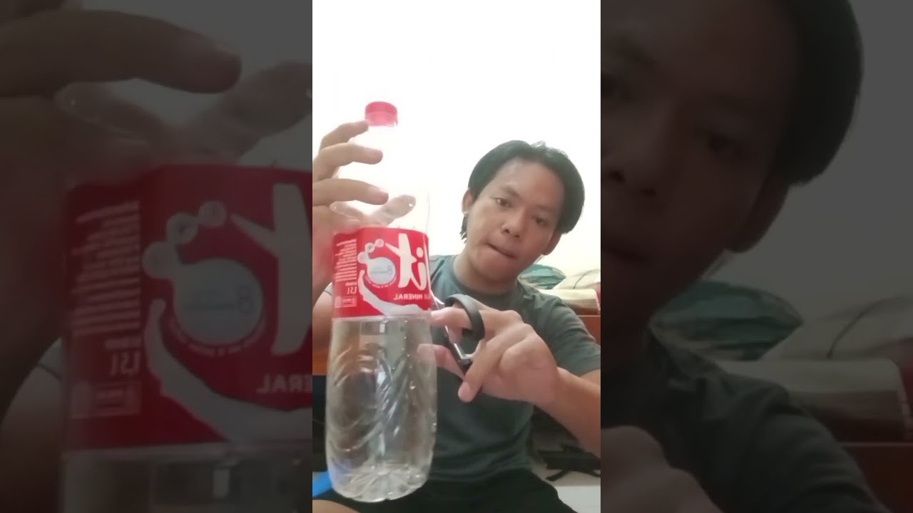 DIY project: Making simple plant pots from used plastic bottles