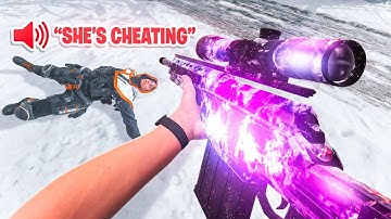 #1 Female Sniper But EVERYONE Thinks I Have AIMBOT in MW3 💫