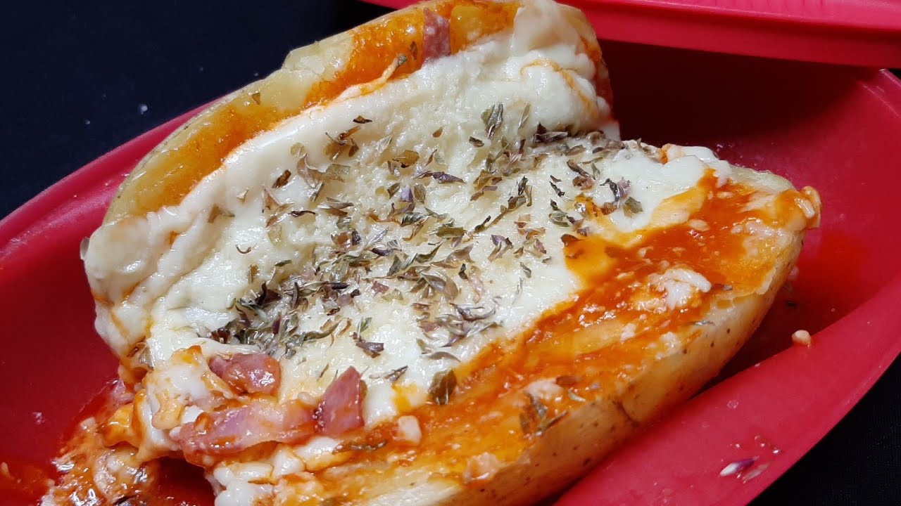 PATATA RELLENA CON BACON Y QUESO EN 9 MIN AL MICROONDAS. TORTILLA MAKER TUPPERWARE