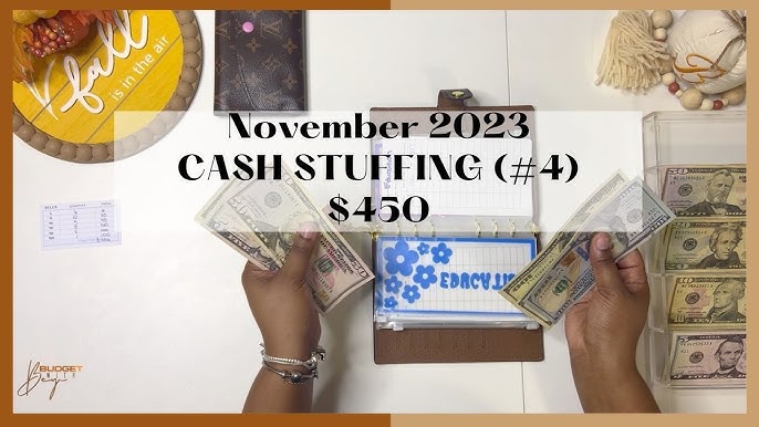 louis vuitton cash stuffing binder