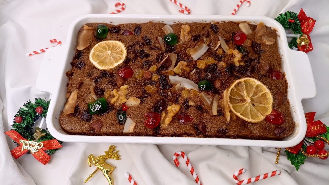 Рецепт богатого рождественского фруктового пирога