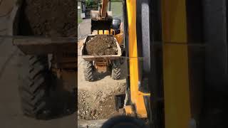 Loading the Skip dumper with the Jcb8026 excavator. #jcbdigger #jcbmachine #jcb #digger #excavator