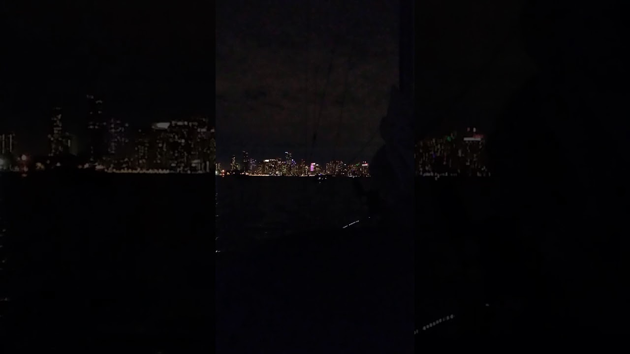 Can't get enough of the night time view from the deck...