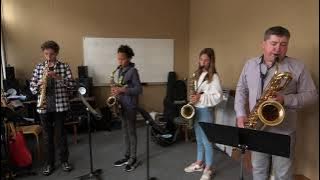 Cours de saxophone de l'école de musique de Plœmeur