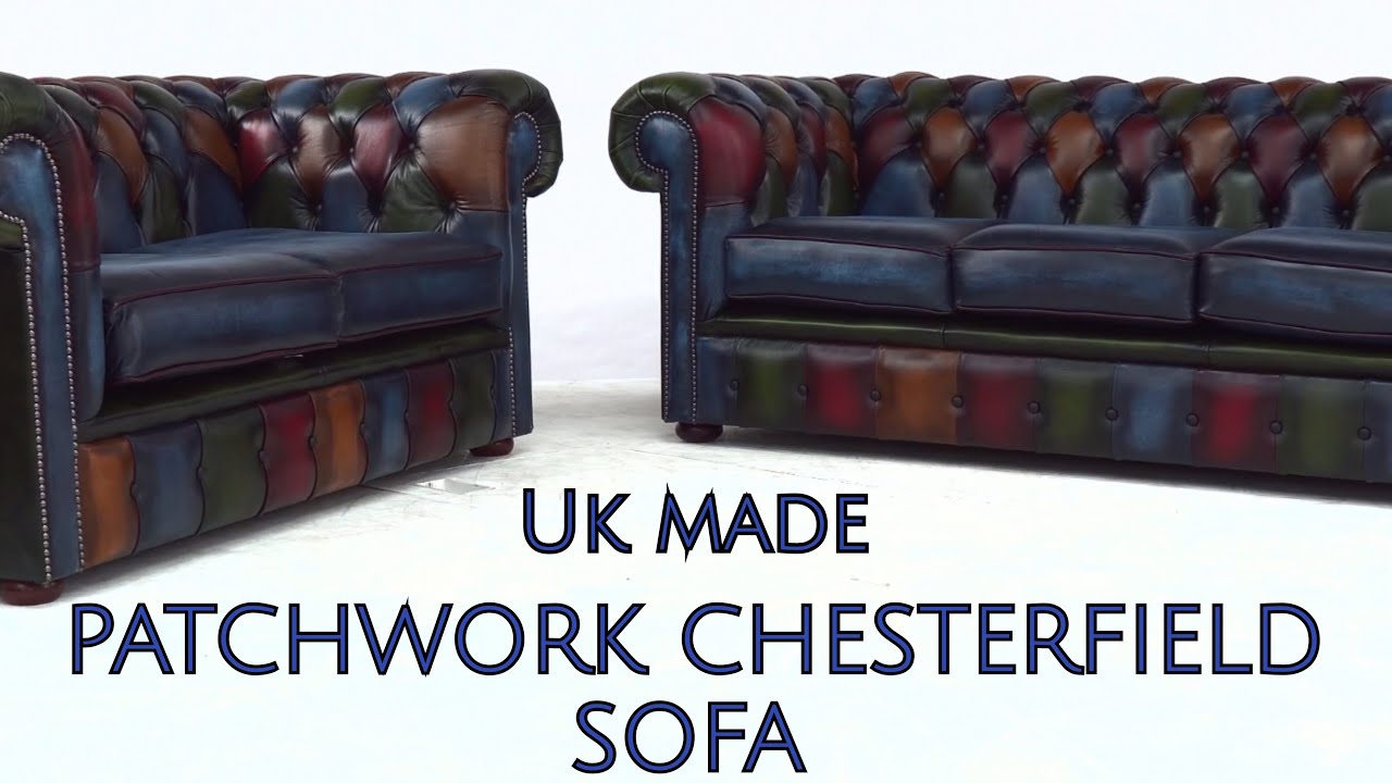 Patchwork Chesterfield Sofa Uk Made By