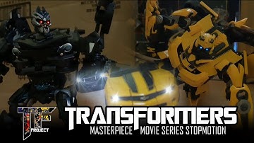 MPM-3 Bumblebee VS MPM-5 Barricade (ShortStopMotion) #bumblebeevsbarricade #transformersstopmotion