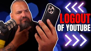 How to Logout of YouTube Account on Mobile (2024 Update)