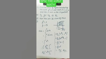 BPSC TRE-4 PGT MATH MCQ #bpsc
