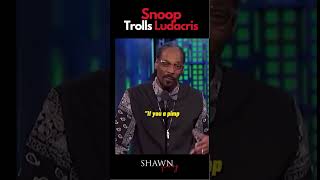 Snoop Trolls Ludacris #shorts #celebrity #hiphop #rap #comedy #snoopdogg #ludacris