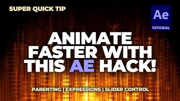 After Effects EXPRESSIONS and PARENTING in 5 MINUTES! - Adobe Tutorial