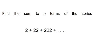 Miscellaneous Sequence & Series 9 | CAT 2022 | Quantitative Aptitude