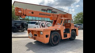 BRODERSON ROUGH TERRAIN CRANE MODEL IC 80 2D | ASI 3 Auction