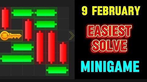 9 February Mini Game 100% Easily Solved Today | Hamster Kombat Mini Game 9 February | Mini Game