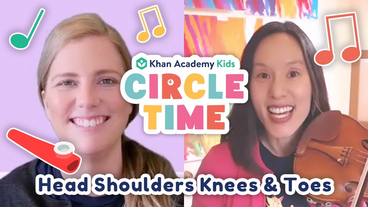 Head Shoulders Knees And Toes | Name That Tune for Kids | Circle Time with Khan Academy Kids