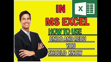 Undo And Redo Command In Quick Access Toolbar In Excel | MS Excel Full Course In Hindi