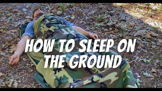 How to Sleep on the Ground