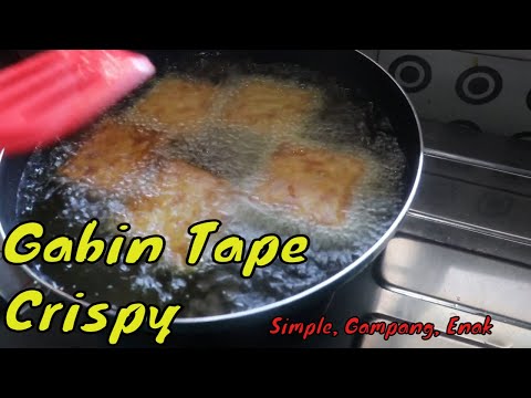 Video Resep Gabin Tape Paling Mudah Simple Enak Crispy, Viral!