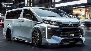 First Look! New 2025 Toyota Hiace Launched! More Luxurious and Magnificent!