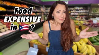 Comparing food prices in 3 different supermarkets in Puerto Rico (cost of living)