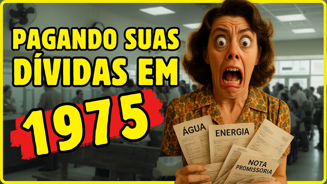 🤑 Como a gente pagava contas NO BRASIL em 1975 | 50 anos atrás