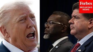 Trump Says Gov. JB Pritzker And Chicago Mayor Brandon Johnson Should Be Jailed