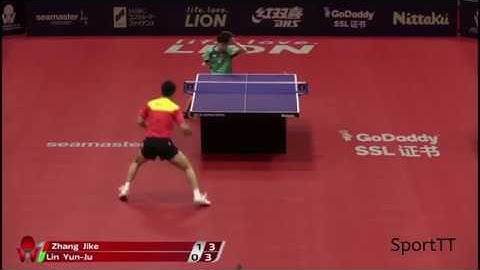 Zhang Jike vs Lin Yun-Ju [ Japan Open 2018 ]