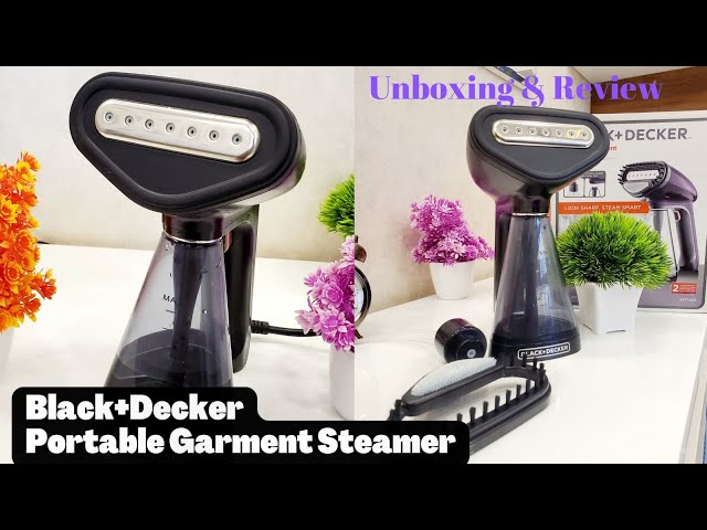 Unboxing the Black & Decker Handheld Portable Garment Steamer, 1500 Watts,  HST1500 - Naheed.pk 