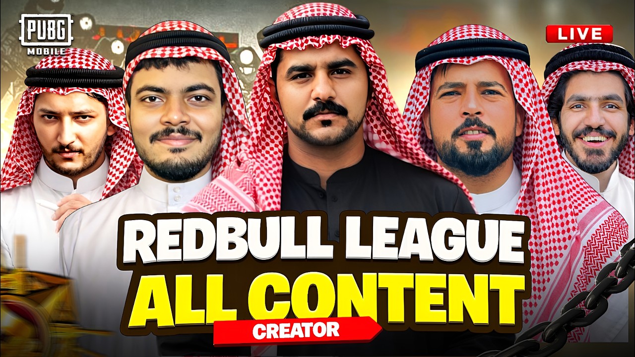 REDBULL LEAGUE ALL CONTENT CREATOR MATCHES WITH CASTER STAR HARIS & NAFII  SPONSOR BY RBS ESPORTS
