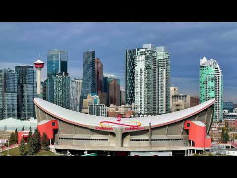 Ramsay School and Calgary Skyline