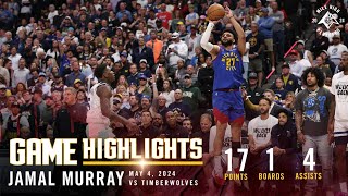 Jamal Murray Full Round Two Game One Highlights vs. Timberwolves 🎥