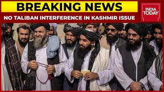 Taliban Refuses To Interfere On Kashmir Issue, Says Its Bilateral Matter Between Two Nations