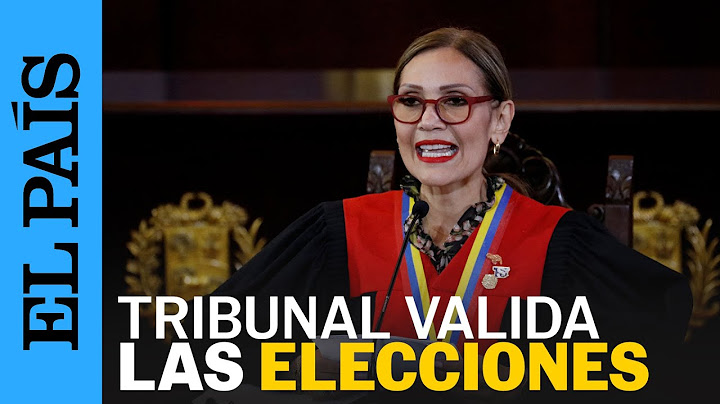 VENEZUELA | Tribunal convalida los resultados de las elecciones presidenciales | EL PAÍS