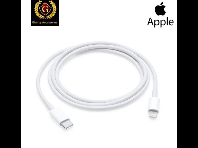 Cáp sạc nhanh Apple cổng USB-C ra Lightning (dành cho iPhone, iPad)