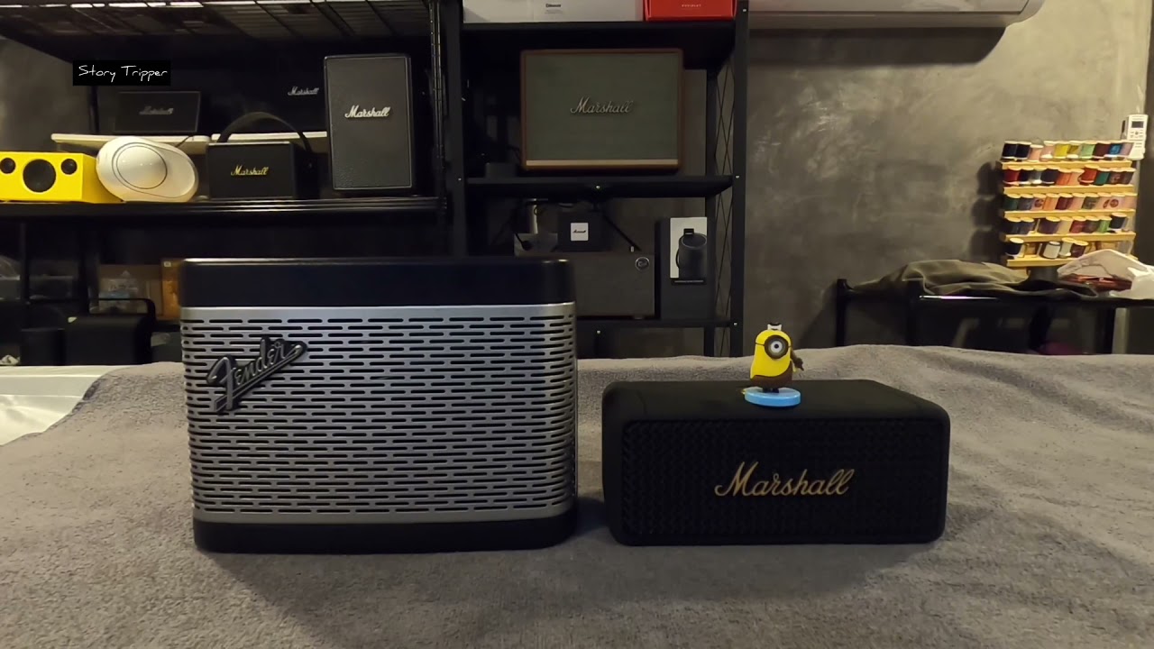 ลำโพง Fender Newport vs Marshall Emberton YouTube