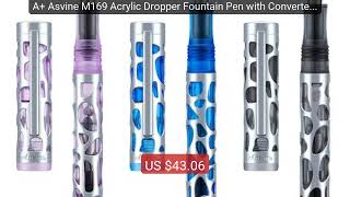 A+ Asvine M169 Acrylic Dropper Fountain Pen with Converter ... — Top Pick 2026 | Unbeatable Price!