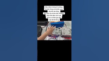 Đảo chiều 2 công tơ tự động Bộ đảo tháng và bộ đảo ngàyLắp sẵn vào bảng Ats 125a chịu