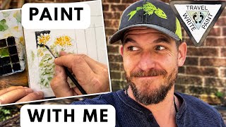 Paint Along With Robert | Yellow Flowers in Watercolor
