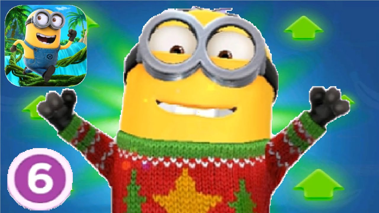 Despicable Me Minion Rush Holiday Sweater Level Up Costume fullscreen