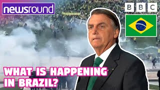 Brazil Protests: Thousands Storm Government Buildings 🇧🇷 | Newsround