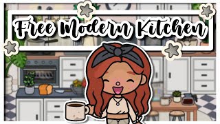 FREE MODERN KITCHEN 🍽 ☕️🥐🏡 TOCA BOCA #tocaboca #tocalifeworld #tocalife #gaming