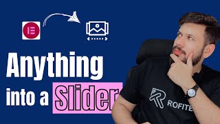 How to convert anything into Elementor Slider  Slide anything in Elmentor