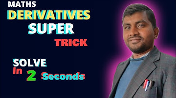 DIFFERENTIATION SHORTCUT//DERIVATIVES SHORT TRICKS/SOLUTION IN 3 SECONDS/FOR NDA/AIR FORCE/MATHS