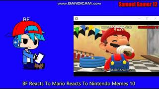 BF Reacts To Mario Reacts To Nintendo Memes 10