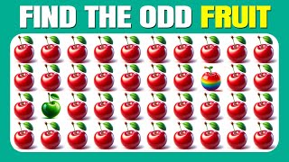 Find the ODD One Out - Fruit Edition 🥝🍓🍒| Easy, Medium, Hard - 30 Ultimate Levels| Quizzer Odin screenshot 5