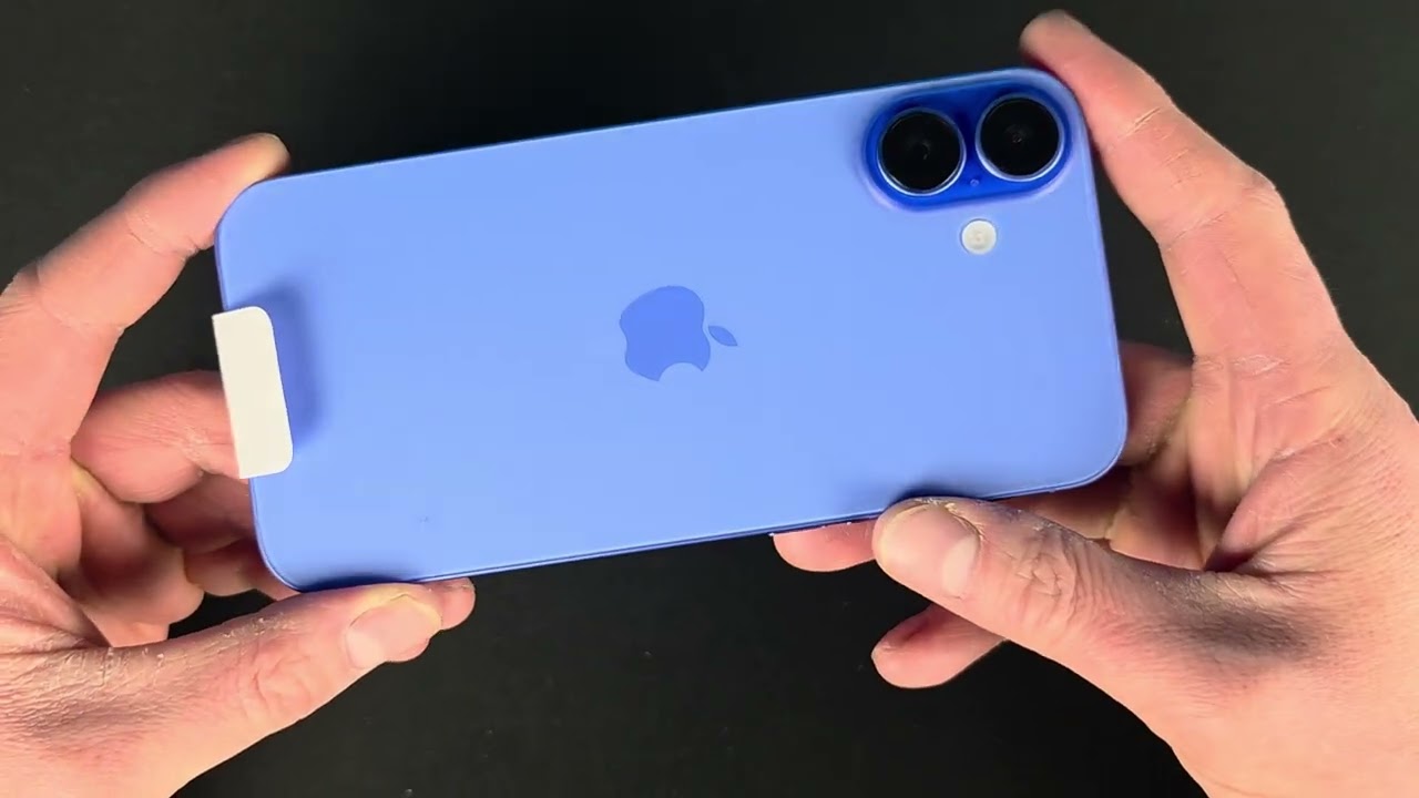 Iphone 16 Plus Unboxing Ultramarine - YouTube