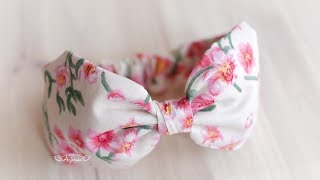 Cotton Bow Headbands for Babies – Fabric Headband Tutorial