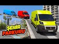 Büyük Panelvan Arabalar Şehir Parkuruna Gidiyor - GTA 5